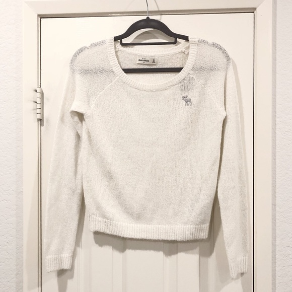 Abercrombie Kids Cream Wool Sweater Girls Size XL Brand New With Tags BNWT - Picture 6 of 6